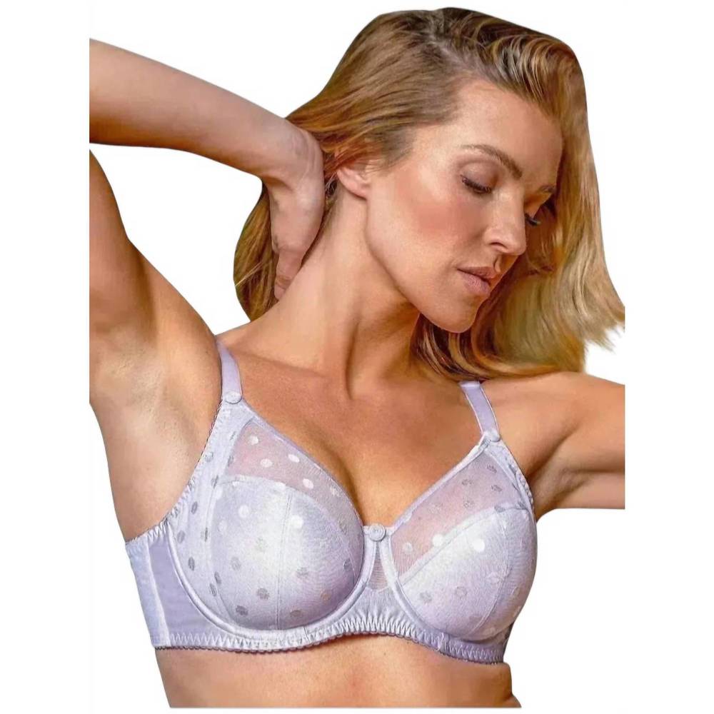 NEW FIT FULLY YOURS carmen polka dot bra in lilac